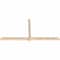 Ekena Millwork Eugene Smooth Timber Gable Bracket, Douglas Fir, 96"W x 48"H x 3 1/2"D x 3 1/2"F, 12/12 Pitch GBW096X48X0404EUG00SDF - alternate 4